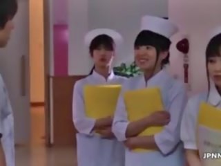 Flirty Asian Nurse Gets Her Pussy Rubbed Part5