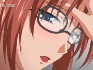 Anime escola sexo com maravilhoso professora obtendo cona fodido